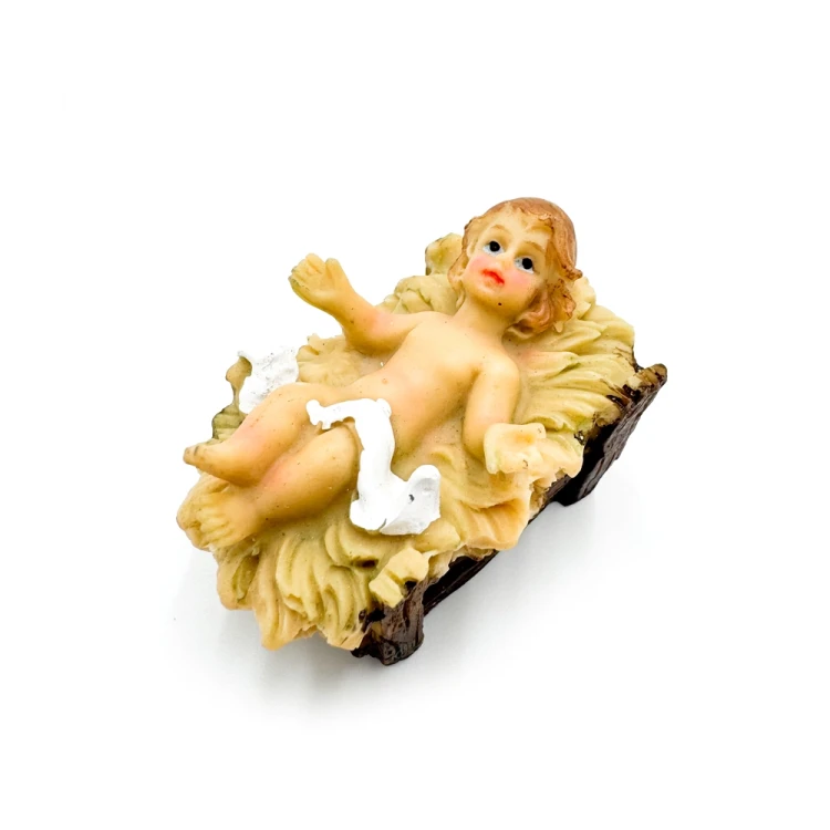 Dzieciątko Jezus w żłóbku 4 cm - figurka