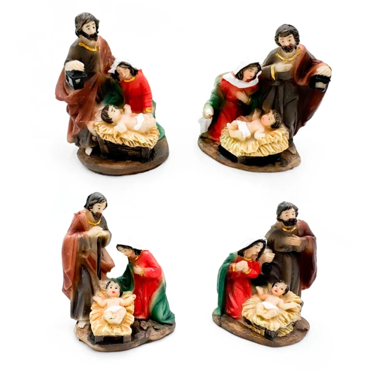 Święta Rodzina 7 cm - figura Świętej Rodziny 4 wzory