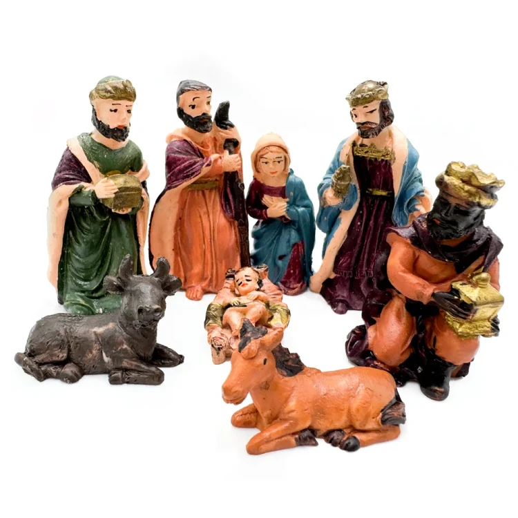 Figury do szopki 8 cm - zestaw 8 figur