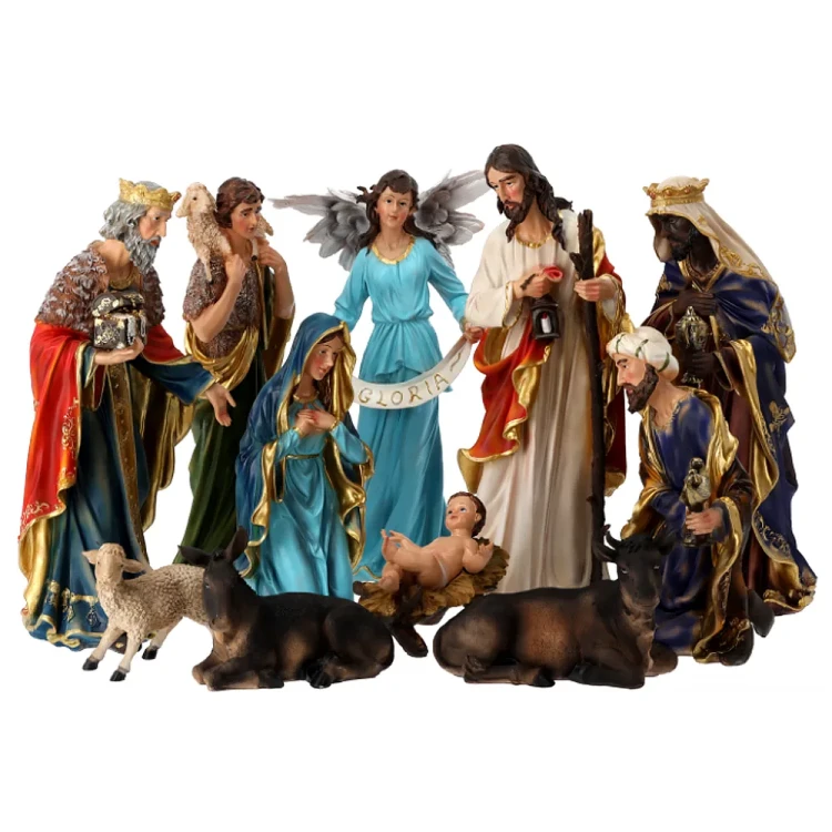Figury do szopki 60 cm - zestaw 11 figur