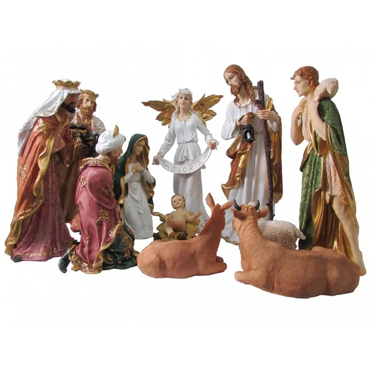 Figury do szopki 60 cm - zestaw 11 figur do szopki