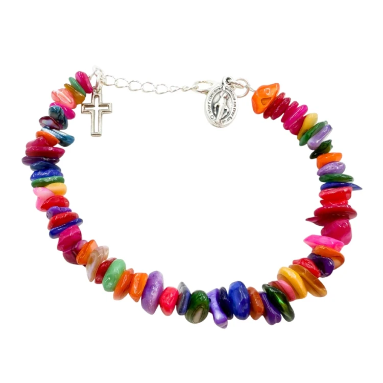 Bransoletka z masy perłowej - sieczka