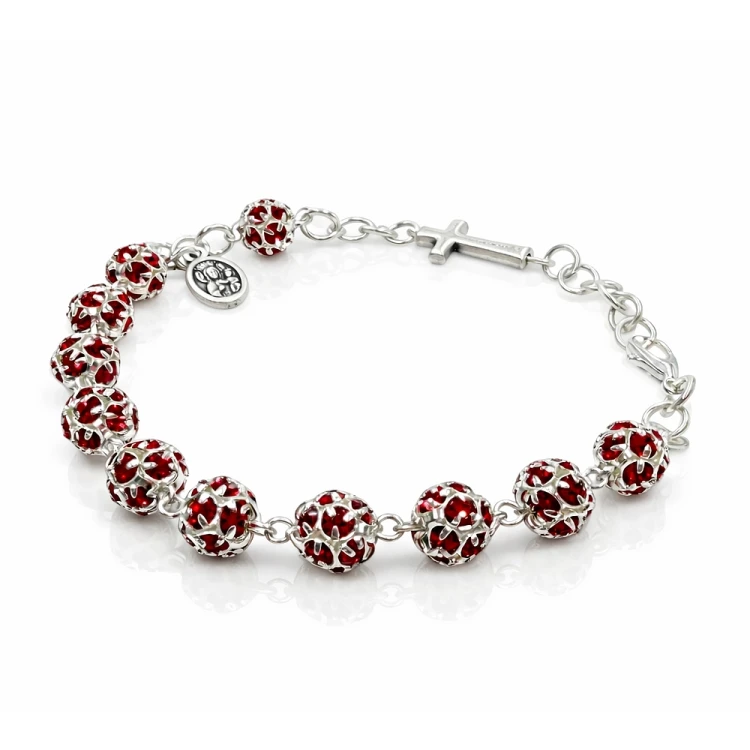 Bransoletka preciosa czerwona