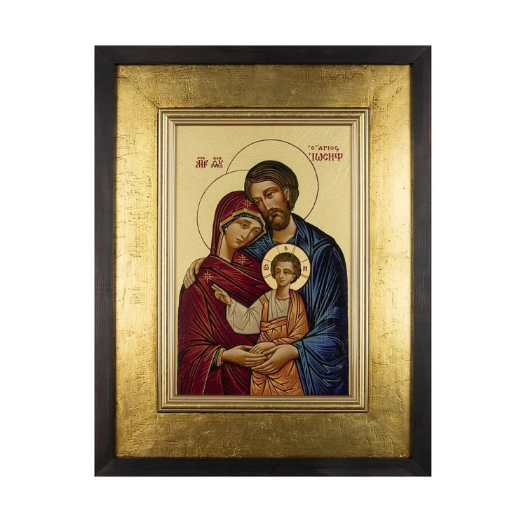 Obraz Ikona Świętej Rodziny w ramie