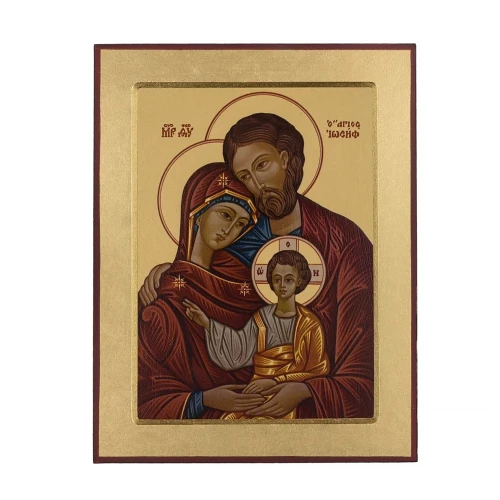 Ikona Świętej rodziny - ciemna