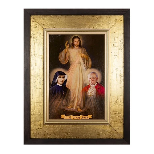 Obraz Ikona Jezu Ufam Tobie w ramie