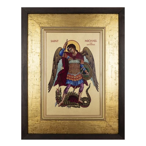Obraz Ikona Święty Michał Archanioł w ramie