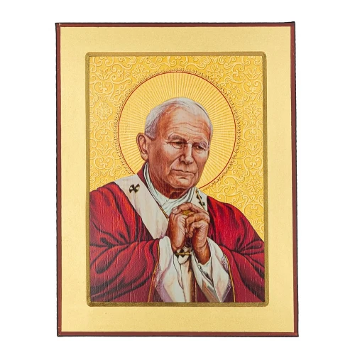 Ikona Święty Jan Paweł II 18 x 23 cm