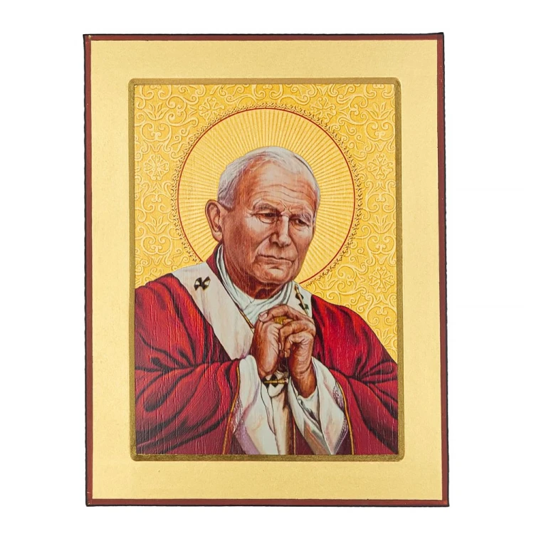 Ikona Święty Jan Paweł II 18 x 23 cm