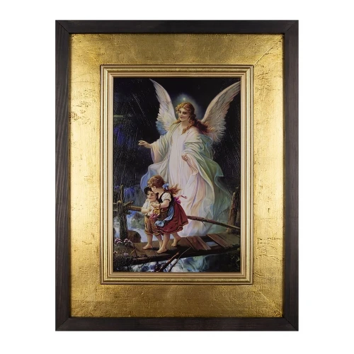 Obraz Ikona Anioł Stróż w ramie
