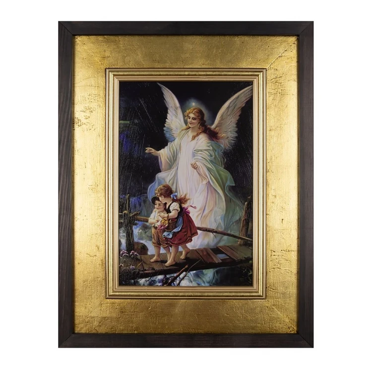 Obraz Ikona Anioł Stróż w ramie