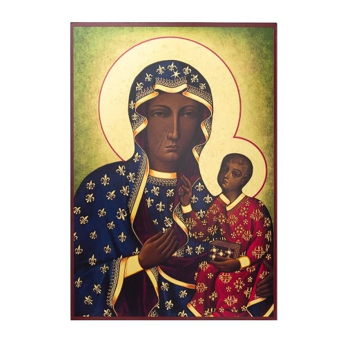 Ikona Matka Boska Częstochowska 18 x 26 cm