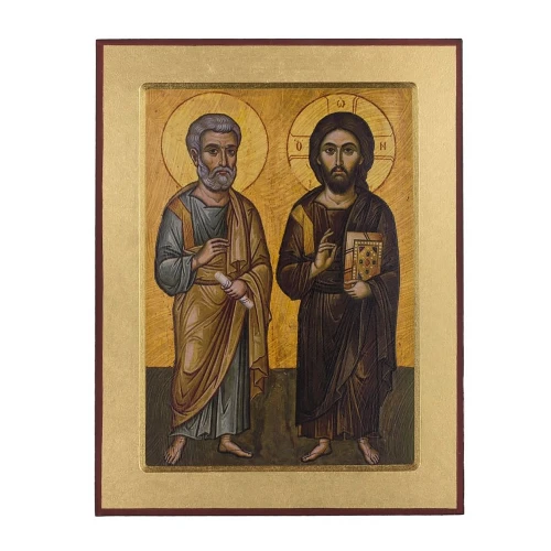 Ikona Święty Menas z Jezusem