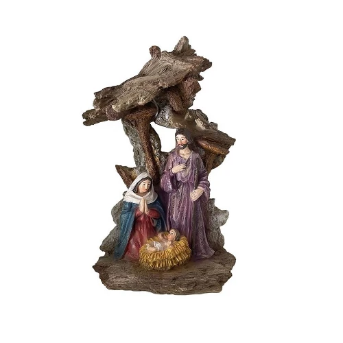 Święta Rodzina 20 cm - figura Świętej Rodziny podświetlana