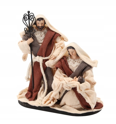 FIGURA BOŻONARODZENIOWA ŚWIĘTA RODZINA 20 CM