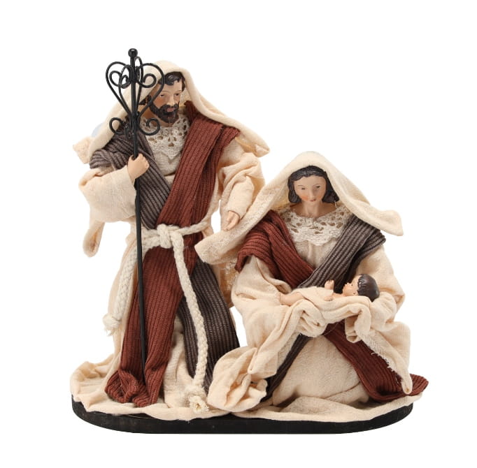 FIGURA BOŻONARODZENIOWA ŚWIĘTA RODZINA 20 CM