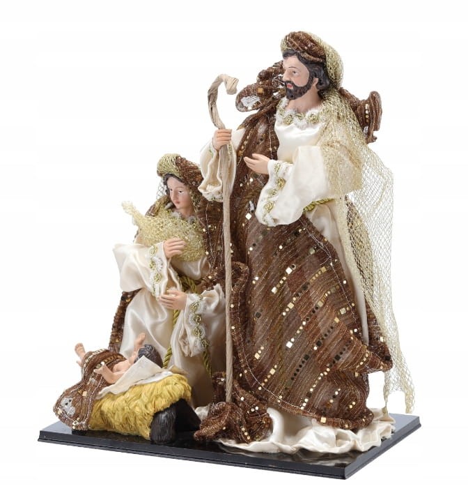 FIGURA BOŻONARODZENIOWA ŚWIĘTA RODZINA 33 CM