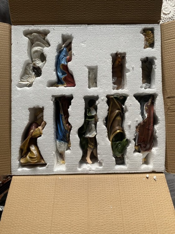 FIGURY DO SZOPKI BOŻONARODZENIOWEJ 21 CM 11 ELEMENTÓW