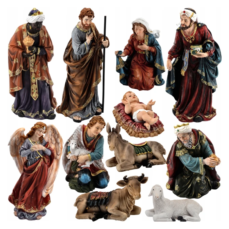 Figury do szopki 105 cm - zestaw 11 figur