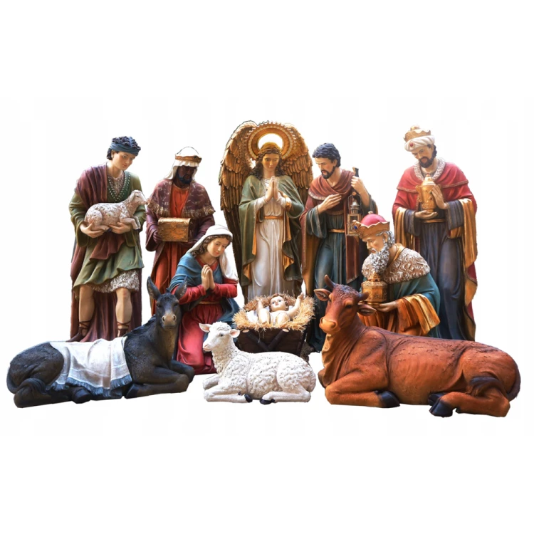 Figury do szopki 203 cm - zestaw 11 figur