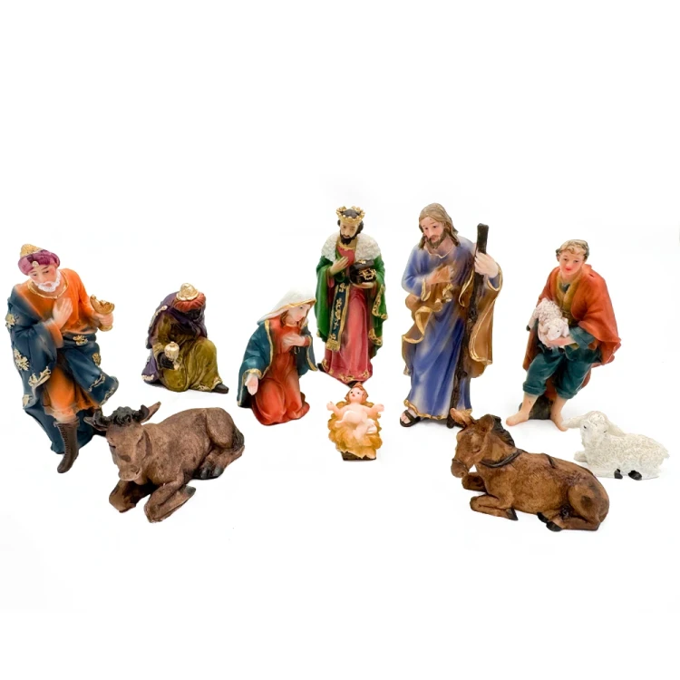 Figury do szopki 12 cm - zestaw 10 figur