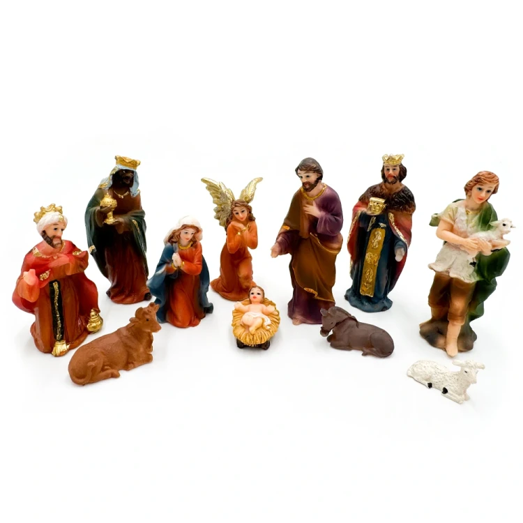 Figury do szopki 8 cm - zestaw 11 figur