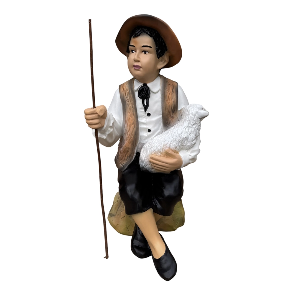 Pasterz siedzący 75 cm - figura do szopki